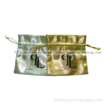 Metallic Fabric Pouch